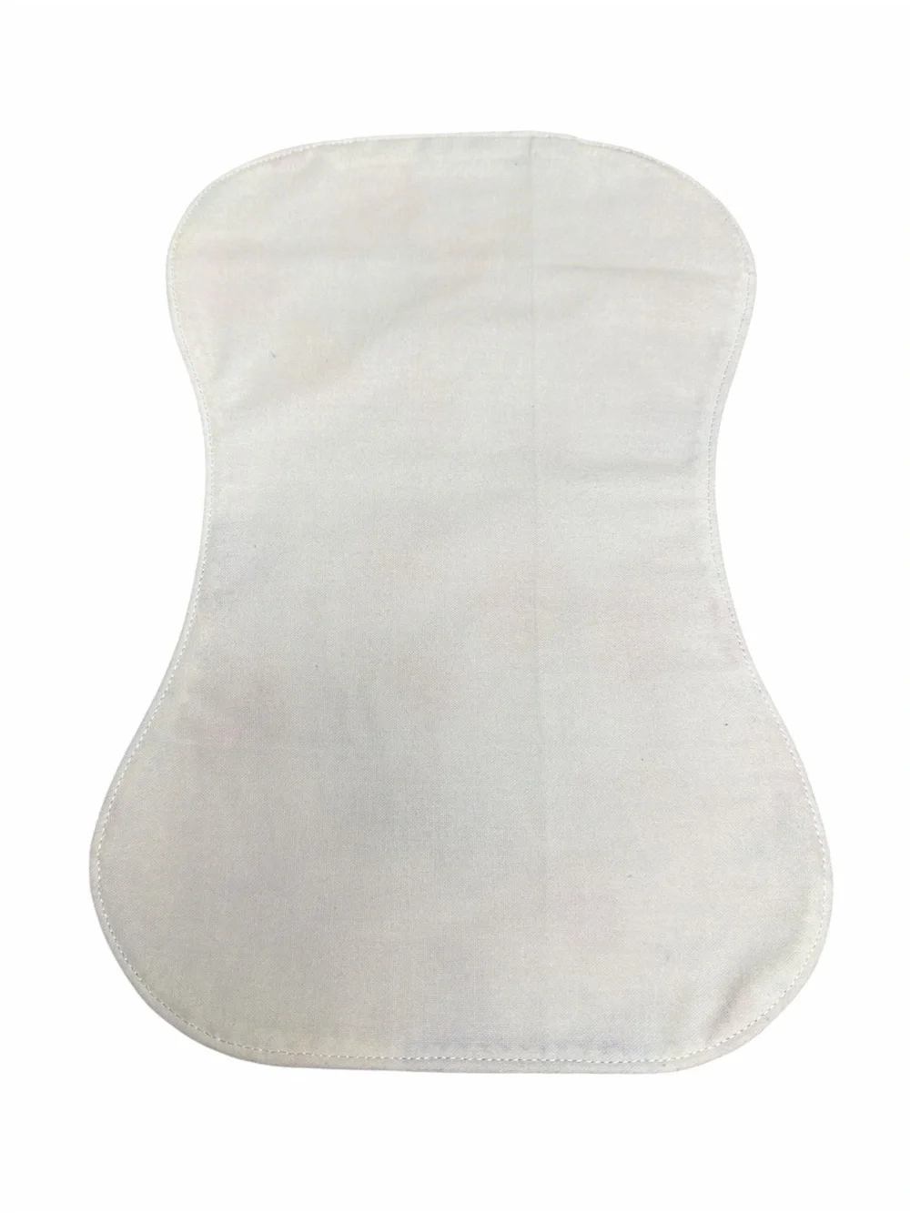Hand Crafted Burp Cloth Butterflies Contoured Padded Fabric Quilted Reversible